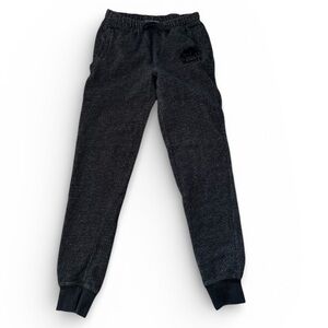 Roots Black Joggers